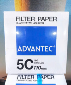 Giấy lọc định lượng số 5C ADVANTEC | Không tro, giữ hạt <5 µm, phân tích chính xác