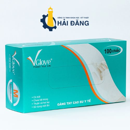 GĂNG TAY CAO SU Y TẾ CÓ BỘT