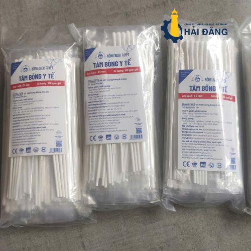 Tăm bông y tế Bạch Tuyết - Gói 100 que